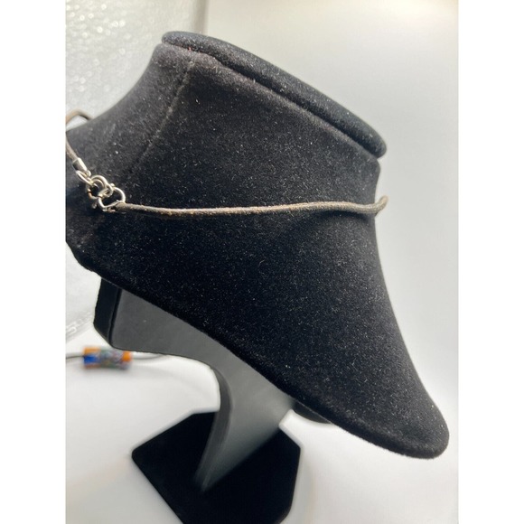 Artisan Aztec Style Metal Pendant Dangles Bolo Tie Tube on a Leather Cord! - Picture 10 of 11